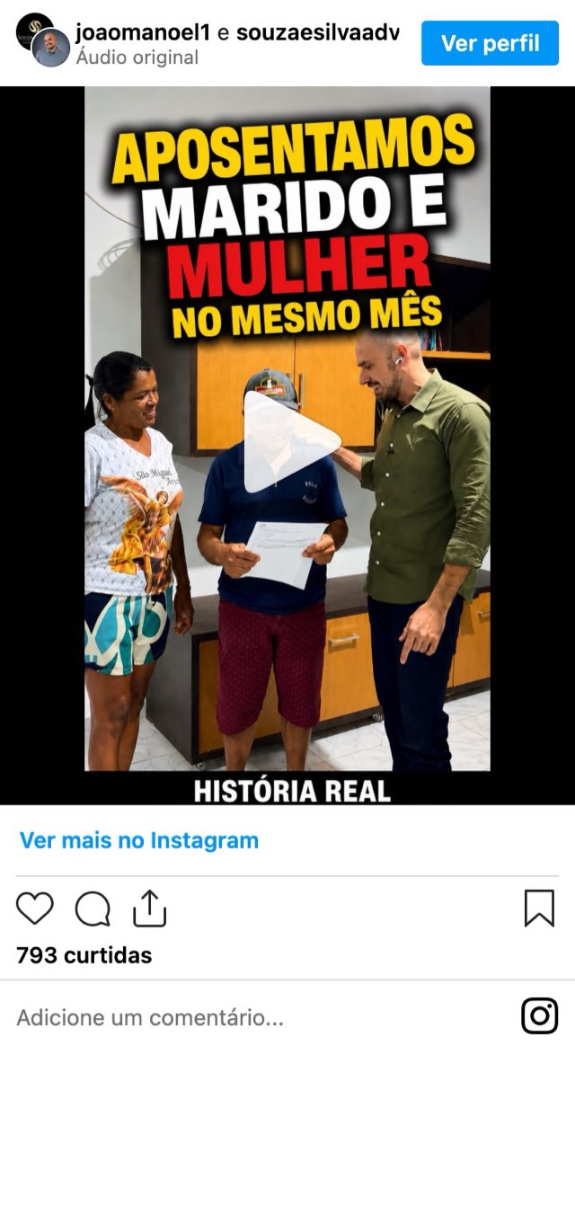 Marido e mulher aposentados juntos